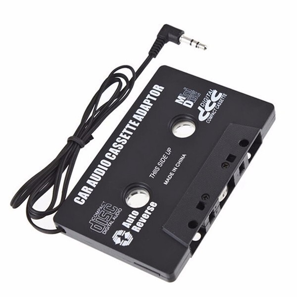 Car Audio Tape Cassette Casette to 3.5mm AUX Jack MP3 Phone Audio Adapter Tools
