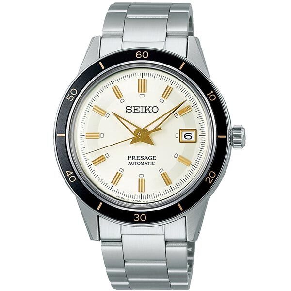 Pre-owned Seiko Presage Sary193 Mechanical Automatic Vintage Style 60's Watch Men's