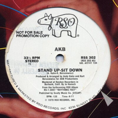 AKB - Stand Up-Sit Down (12'', Promo) (Very Good Plus (VG+)) - 1907968352