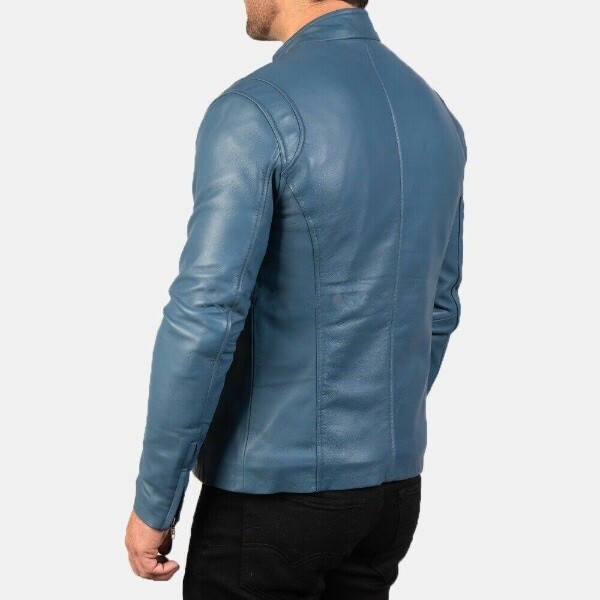 F$L HERREN ECHT LAMMLEDER JACKE SLIM FIT MOTORRADJACKE -121