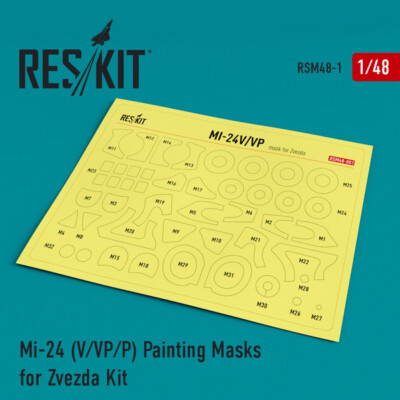 Reskit RSM48-0001 Mi-24V/VP/P - painting masks