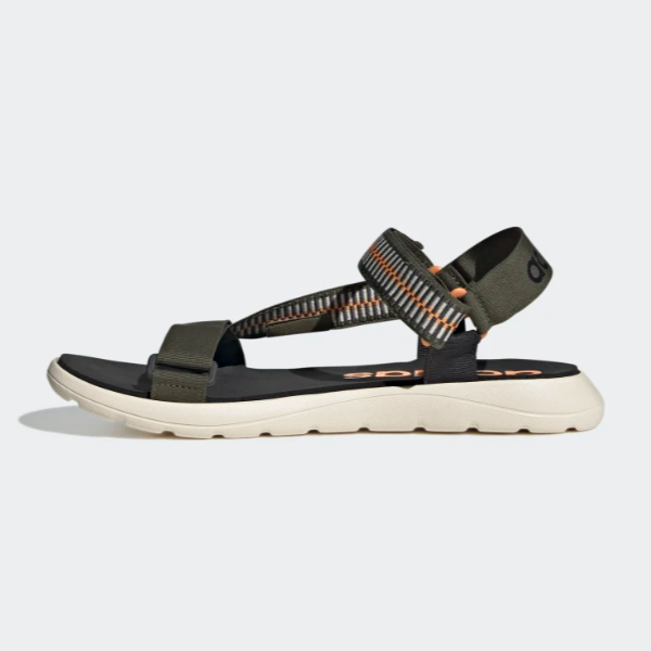 

Adidas Comfort Sandals Summer Shoes Focus Olive - GV8245 Expediteship, Зеленый, Adidas GV8245