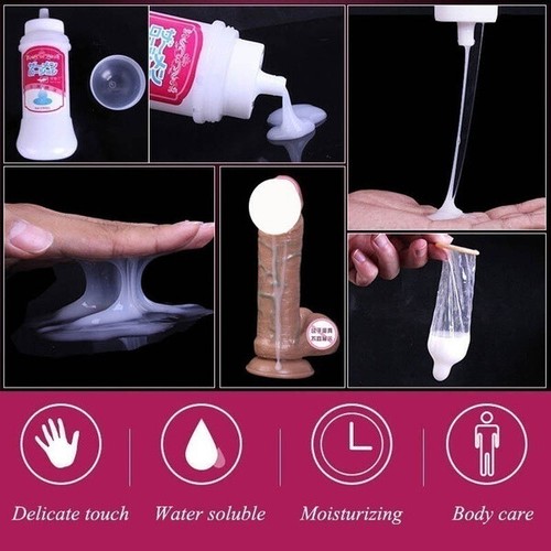 Sperm Lubricant Unscented Cum Realistic Semen Lube Water-Based Personal Couples