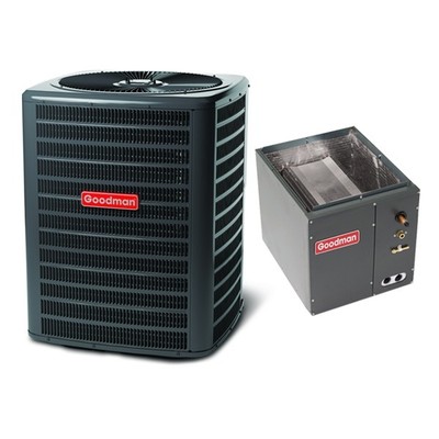 1.5 Ton 14 Seer Goodman Air Conditioning Condenser and Coil