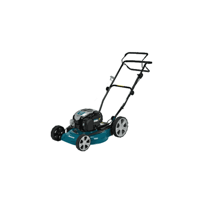 lawnmower mulching makita petrol propelled 163cc self