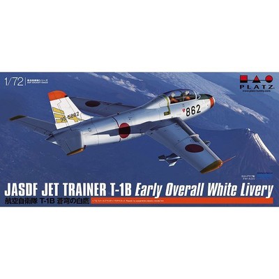 Platz Ac-73 1/72 Air Self-Defense Force T-1B Initial Paint All White Model Kit