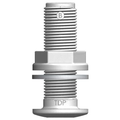 TruDesign Skin Fitting 1/2 inch BSP Thread White