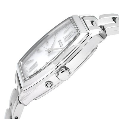 Pre-owned Seiko Selection S Series Swfh125 Silver Solar Radio Women's Watch In Box