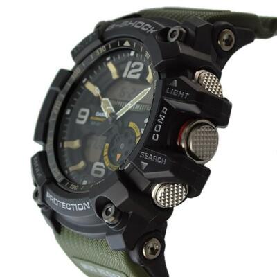 Pre-owned G-shock Casio  Gg-1000-1a3jf Master Of Land Mudmaster Men's Watch Green Digital