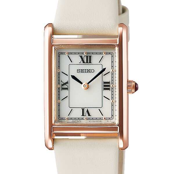 Pre-owned Seiko Selection Women's Watch Solar Leather Belt White Stpr076 Nano・universe