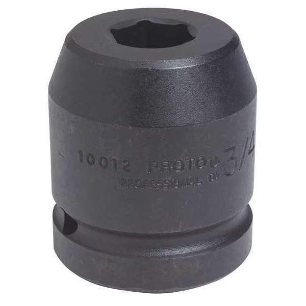 Proto Impact Socket 1in Drive 1-1/2in SAE 12 Point Alloy Steel Black Oxide