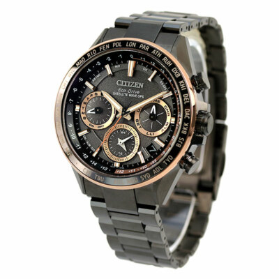 Pre-owned Citizen Attesa Act Line Gps Eco-drive Cc4016-67e Men's Watch From Japan
