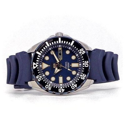 Pre-owned Seiko Men's Srp605k2 Analog Watch Automatic Acciaio Inox Blue Dial 44mm