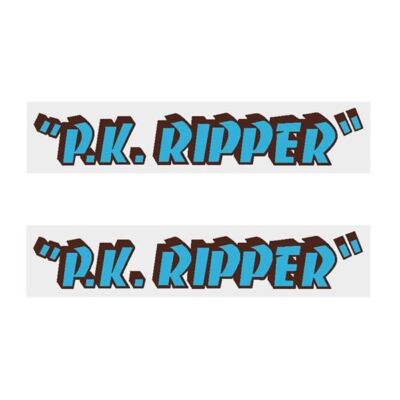 SE Racing PK Ripper EARLY downtube decals - baby blue