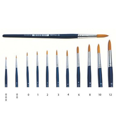 ITALERI Tools 3 Script Liner Synthetic Brush A51266
