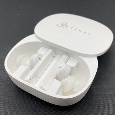 Final ZE8000 Wireless Earphone Active Noise Canceling 8K SOUND White Used Japan