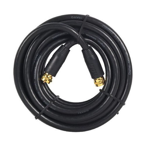 Коаксиальный кабель RCA VH612R RG6, черный (12 футов)