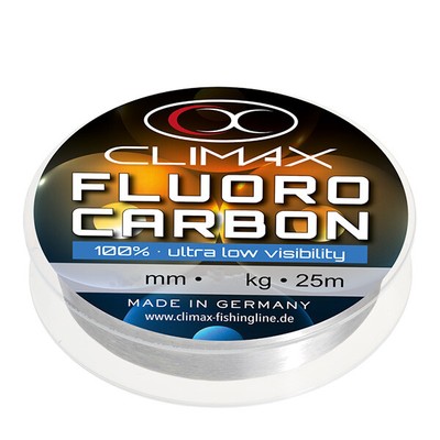 Climax Fluorocarbon 25m Vorfachschnur Schnur Angelschnur Vorfach Ockert Sehne