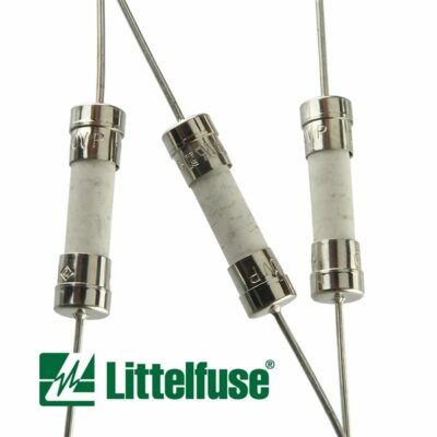 Littlefuse 10 Amp 250V Ceramic Fast Blow Axial Leads 5mm X 20mm Fuse