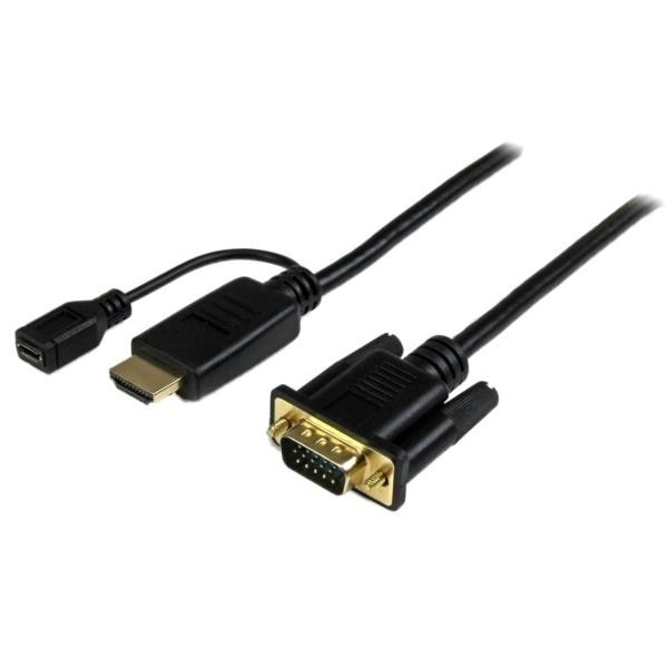 Cavo Convertitore attivo HDMI a VGA - Adattatore HDMI a VGA M/M Linq Hd-vga1.8