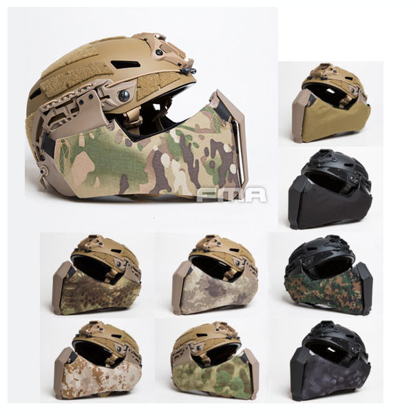 Tactical Airsoft Half Face Mask Gunsight Mandible for Fast Helmet FMA1304