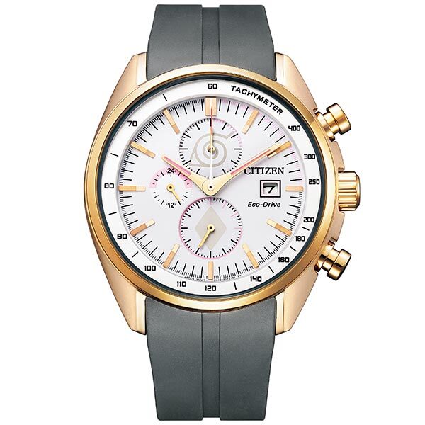 Pre-owned Citizen X Naruto Limited Collaboration Ca0593-17a Chronograph Watch Sakura