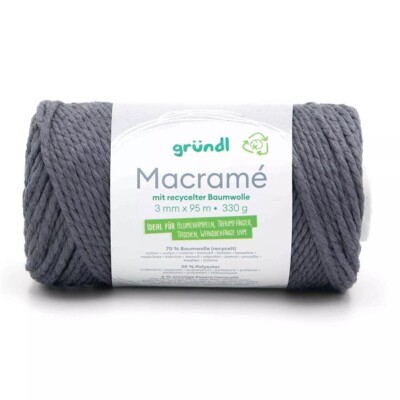 GRÜNDL HANDARBEIT MACRAME BEIGE 330G 100G/2,72 EURO NEU