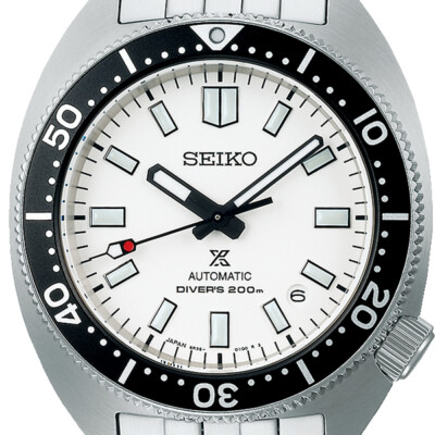 Pre-owned Seiko Prospex Diver Scuba Sbdc171 White Mechanical Analog Men's Watch In Box