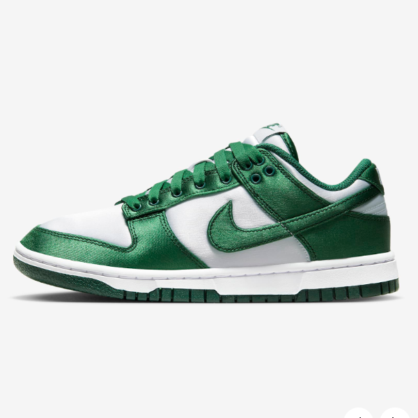 

Женские полуботинки Nike Dunk, атласный зеленый (DX5931-100), ускоренная доставка, Nike Dunk Low