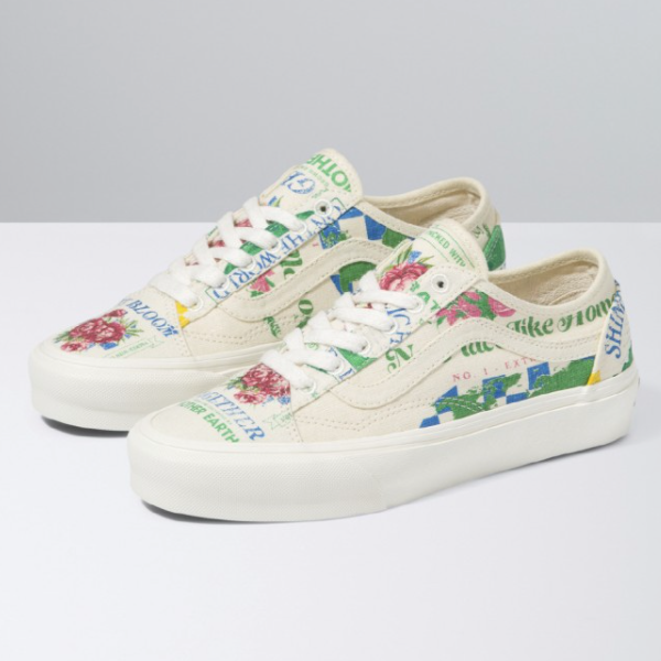 

Зауженные кроссовки Vans Eco Theory Old Skool Eco Positivity - VN0A54F4ARG, Cream white, Vans Eco Theory Old Skool