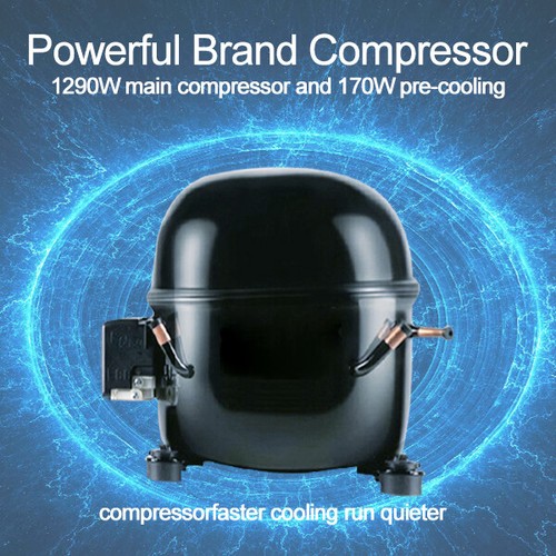 TECSPACE 20-28L/H Commercial Soft Ice Cream Machine 2450W Frozen Yogurt Maker