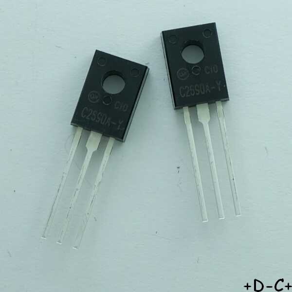 Ksc2690a-Y Transistor 160v 1.2a 160 Hfe To-126 Ons Rohs (Lot De 2)