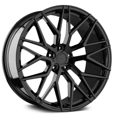 21x9/21x12'' Staggered Avant Garde Wheels M520R Gloss Black Rims 