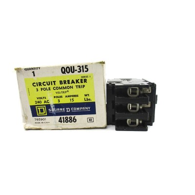 SQUARE D QOU-315 SER. 1 240VAC 15A NSMP