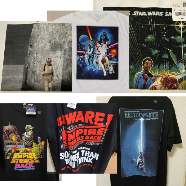 UT Star Wars Remaster Kosuke Kawamura short sleeve T-shirt UT Star Wars Remaster Kosuke Kawamura short sleeve T-shirt