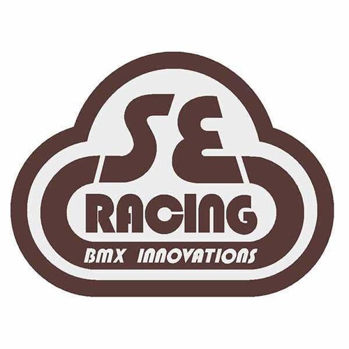 SE Racing - 2nd gen. head tube decal - brown/clear