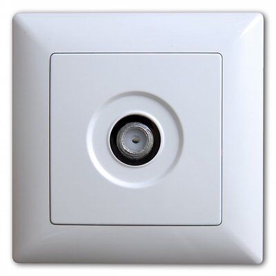 Gunsan Visage Sat TV Antennendose F Stecker Weiss 1281100100172