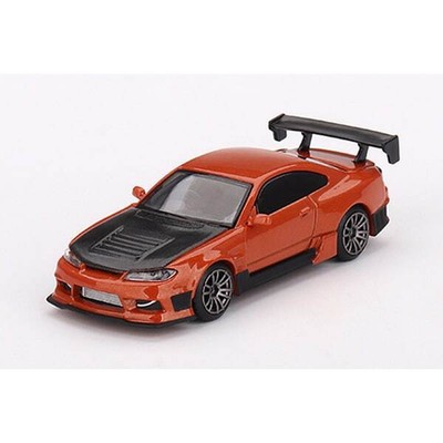 Mgt00581-R 1/64 Nissan Silvia S15 D-Max Metallic Orange Right Handle Diecast Min