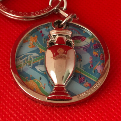 UEFA EURO 2020 KEYRING TROPHY OFFICIAL LICENSED PRODUCT