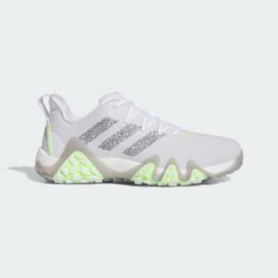 NEW Mens Adidas CODECHAOS 22 Golf Shoes White / Grey / Lemon - Pick Size!