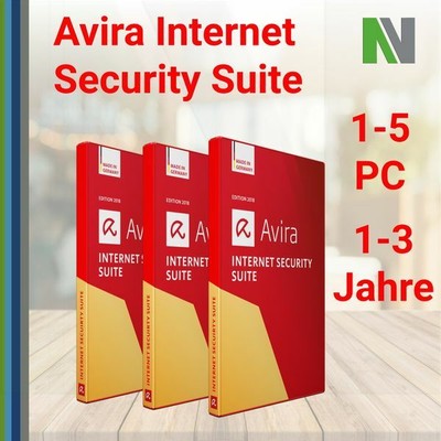 AVIRA INTERNET SECURITY SUITE 1-5 PC 1-3 Jahre 2021