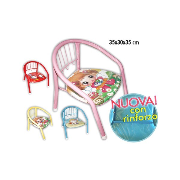 Sediolina Sedia Sonora Bambini Bimbi Fantasia Misura 35x30x35cm Giochi Casa moc