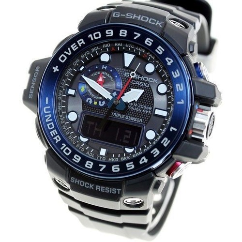 Pre-owned Casio G-shock Gulfmaster Gwn-1000b-1bjf Multiband 6 Men Watch In Box