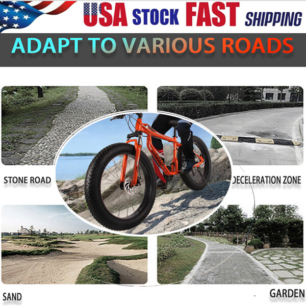 Fat Tire Bike For Mountain/snow/road, 26-Inch Wheels, 21-Speed, Aluminum Frame