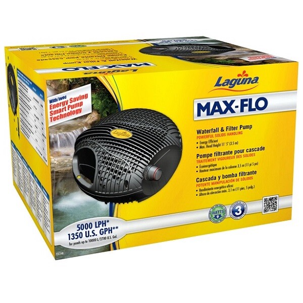 Laguna Pond Max-Flo Waterfall & Filter Pump 2200 4000 5000 ...