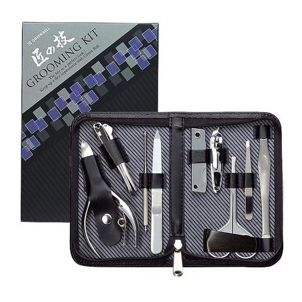 GREEN BELL G-3109 Grooming Kit 9-piece Set Made In Japan New