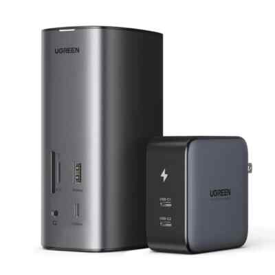 UGREEN Revodok Pro 312 USB C Docking Station with 100W 12-in-1