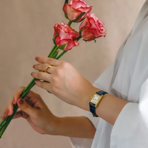 Pre-owned Seiko Selection Nano Universe Collaboration Sseh004 Gold×blue Quartz 2022