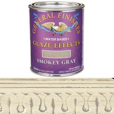 General Finishes Water Based Glaze Effects Smokey Gray Pint