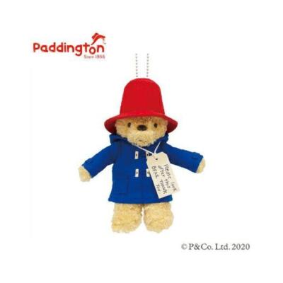 Paddington Bear Plush Mascot Key-chain Yoshitoku 3.9in JPN Import 